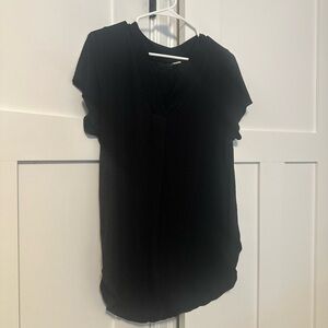 Old Navy Classic Black Short Sleeve Blouse